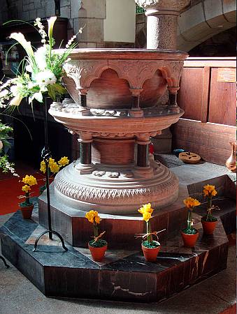 Redruth St Andrew - The Font